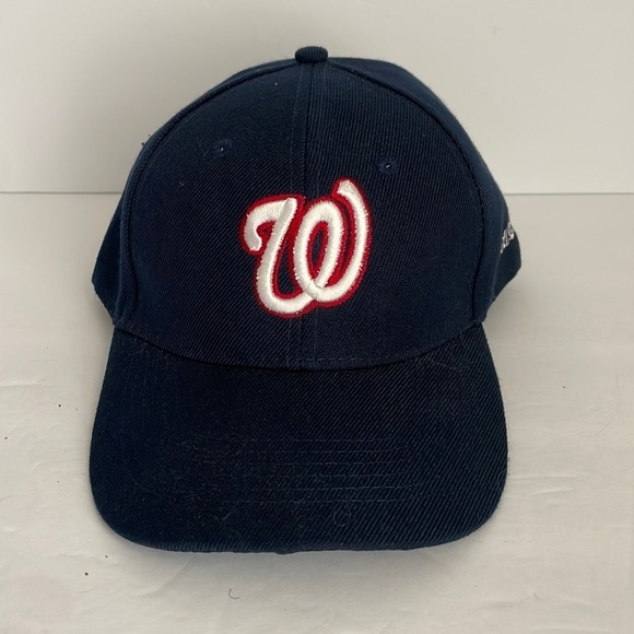 Washington Nationals Adjustable Baseball Hat Navy/Red - Picture 1 of 5